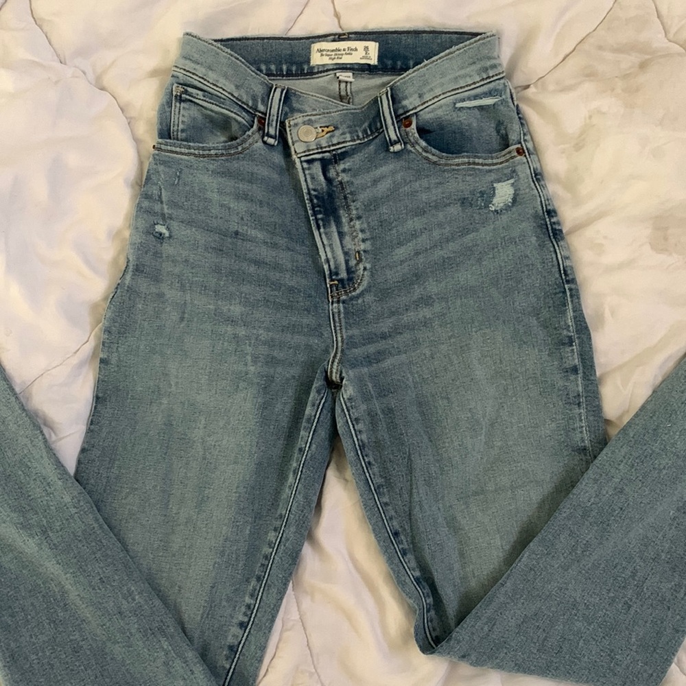 Abercrombie Super Skinny Ankle High Rise